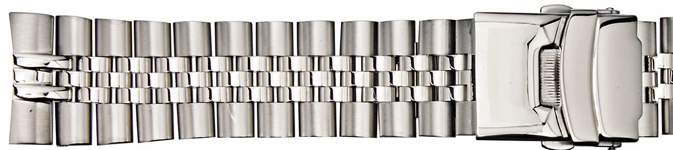 ALPINE Buckle Band Special Cut Curved End (SOLID LINKS) 643