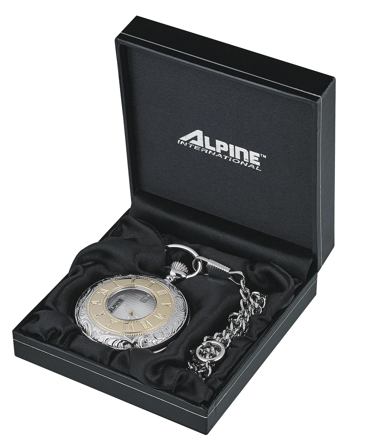 ALPINE Quartz Hunter Pocket Watch W4460 - Image 4