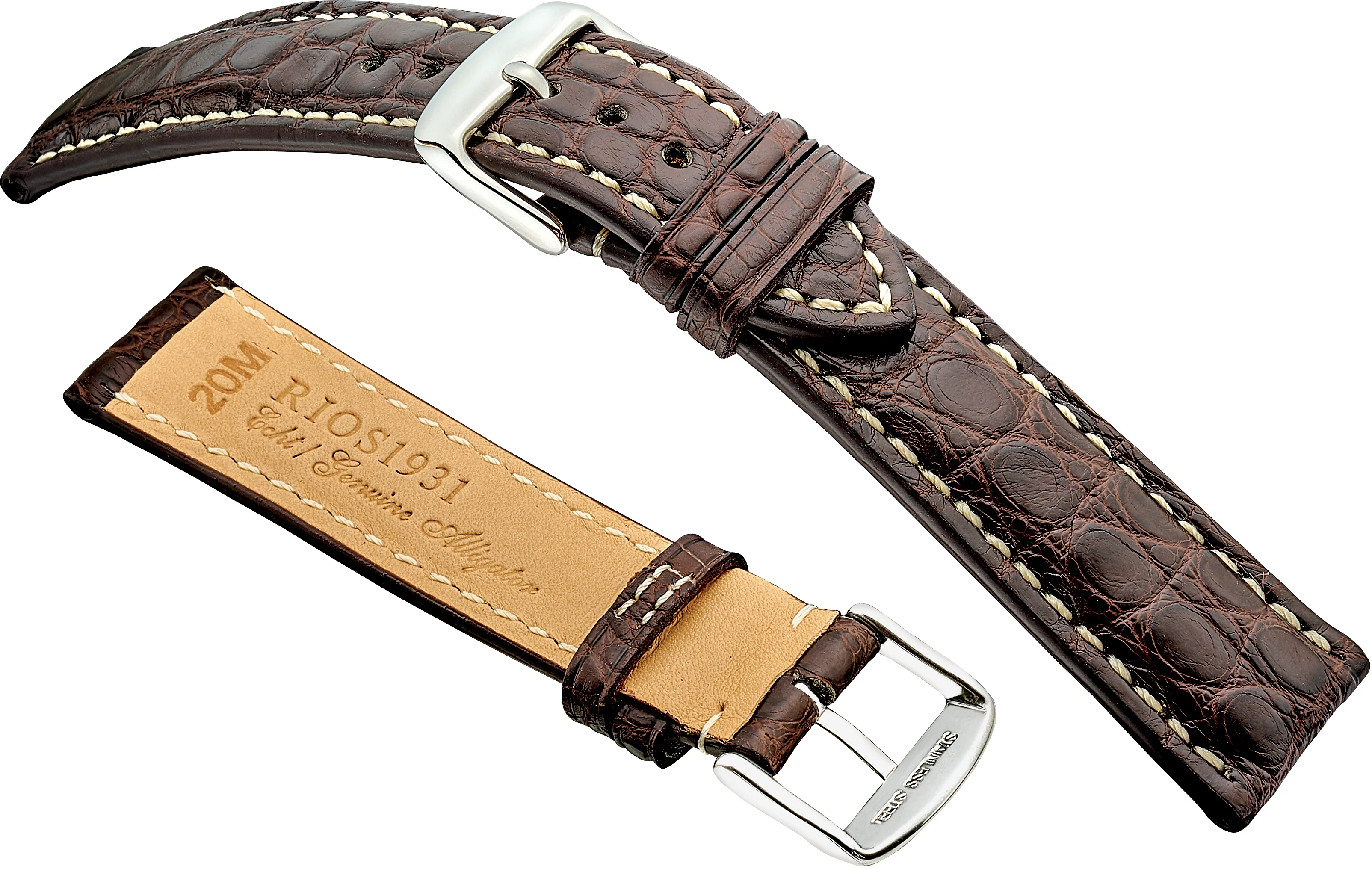 RIOS1931 Ambassador Genuine Alligator Leather - Matt Finish R250 - Image 4