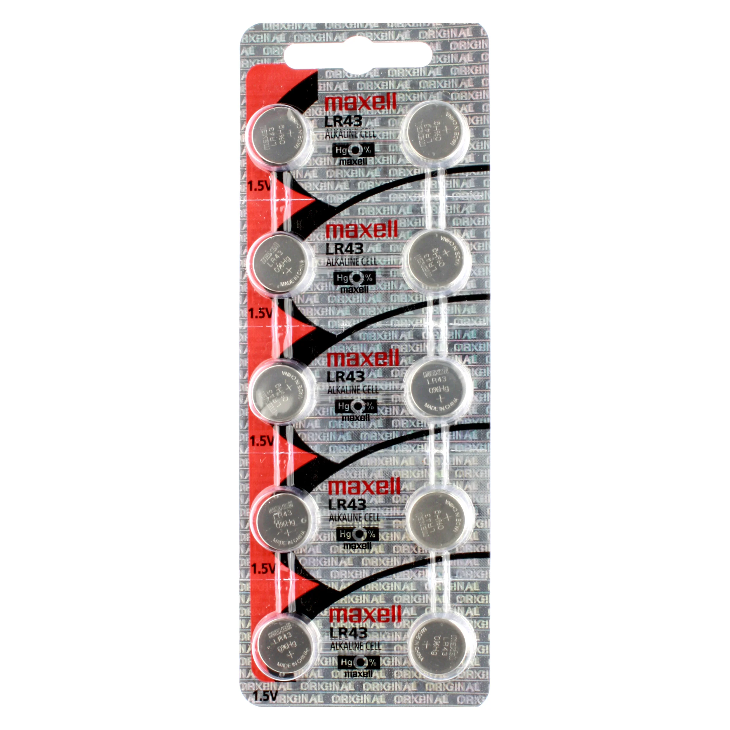 Maxell Watch Battery LR43 (Price is shown for 1 piece and order exact quantity of battery you need)