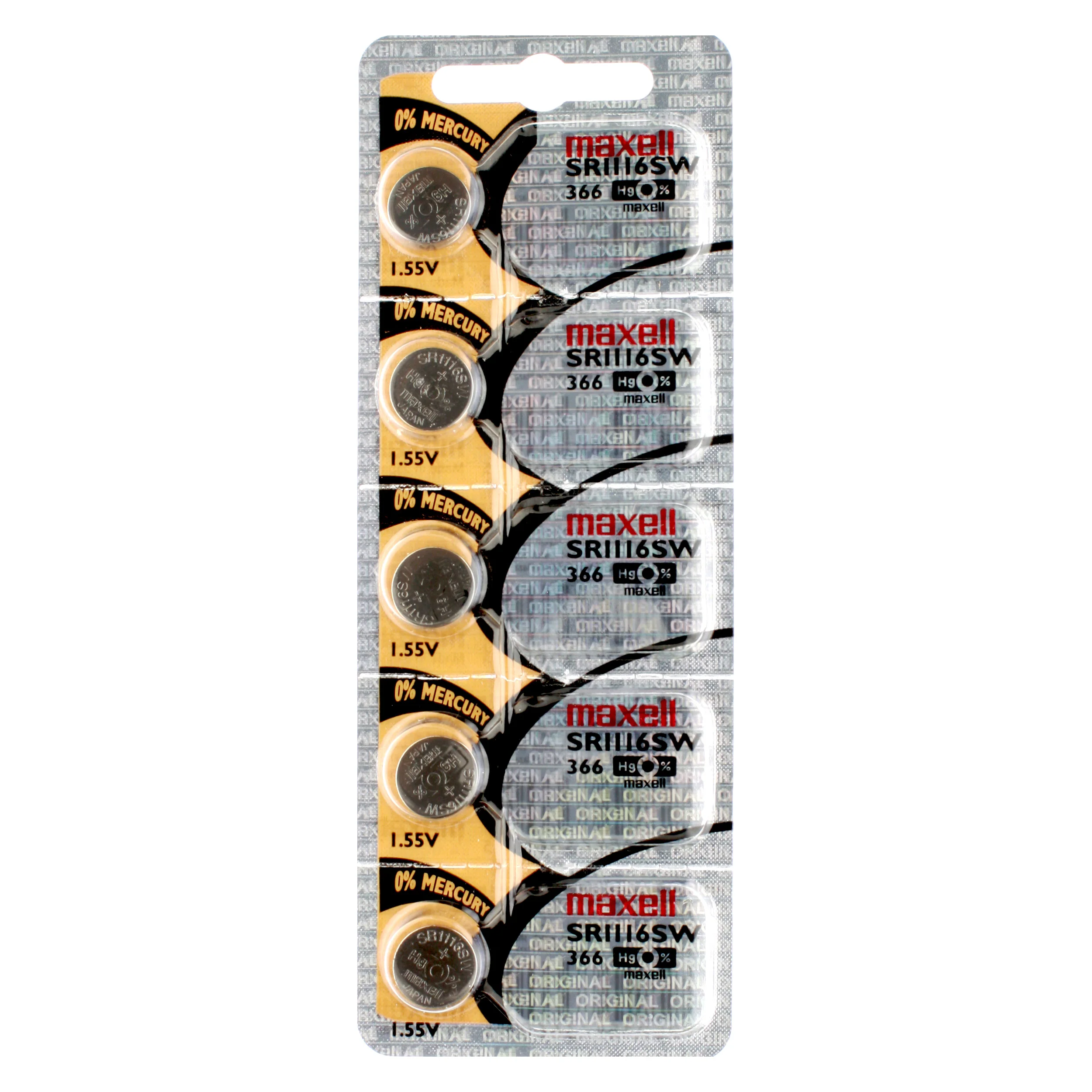 Maxell Watch Battery 366/ SR1116SW (Price is shown for 1 piece and order exact quantity of battery you need)