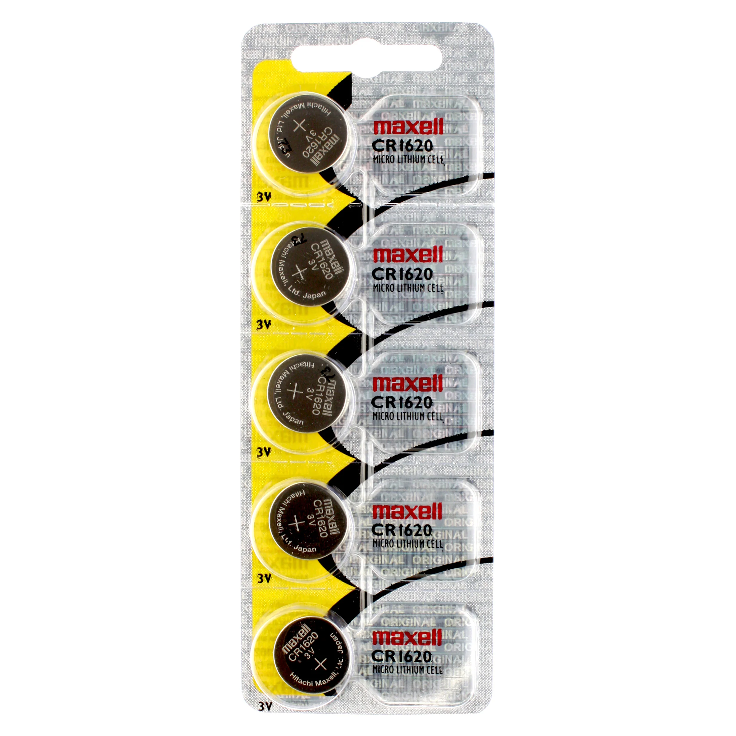 Maxell Watch Battery CR1620 (Price is shown for 1 piece and order exact quantity of battery you need)