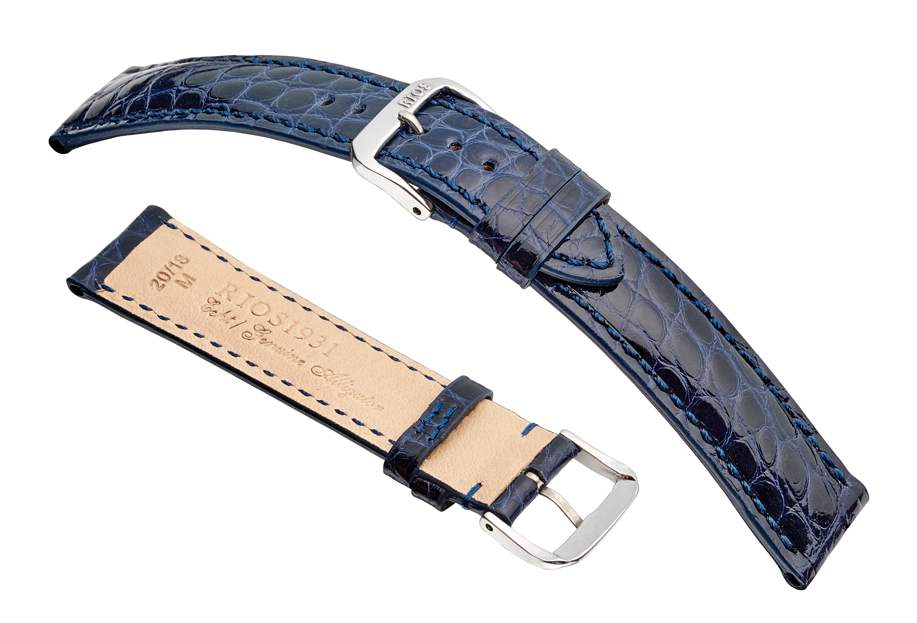 RIOS1931 Heritage Genuine Alligator Leather - Glossy Finish R249 - Image 3