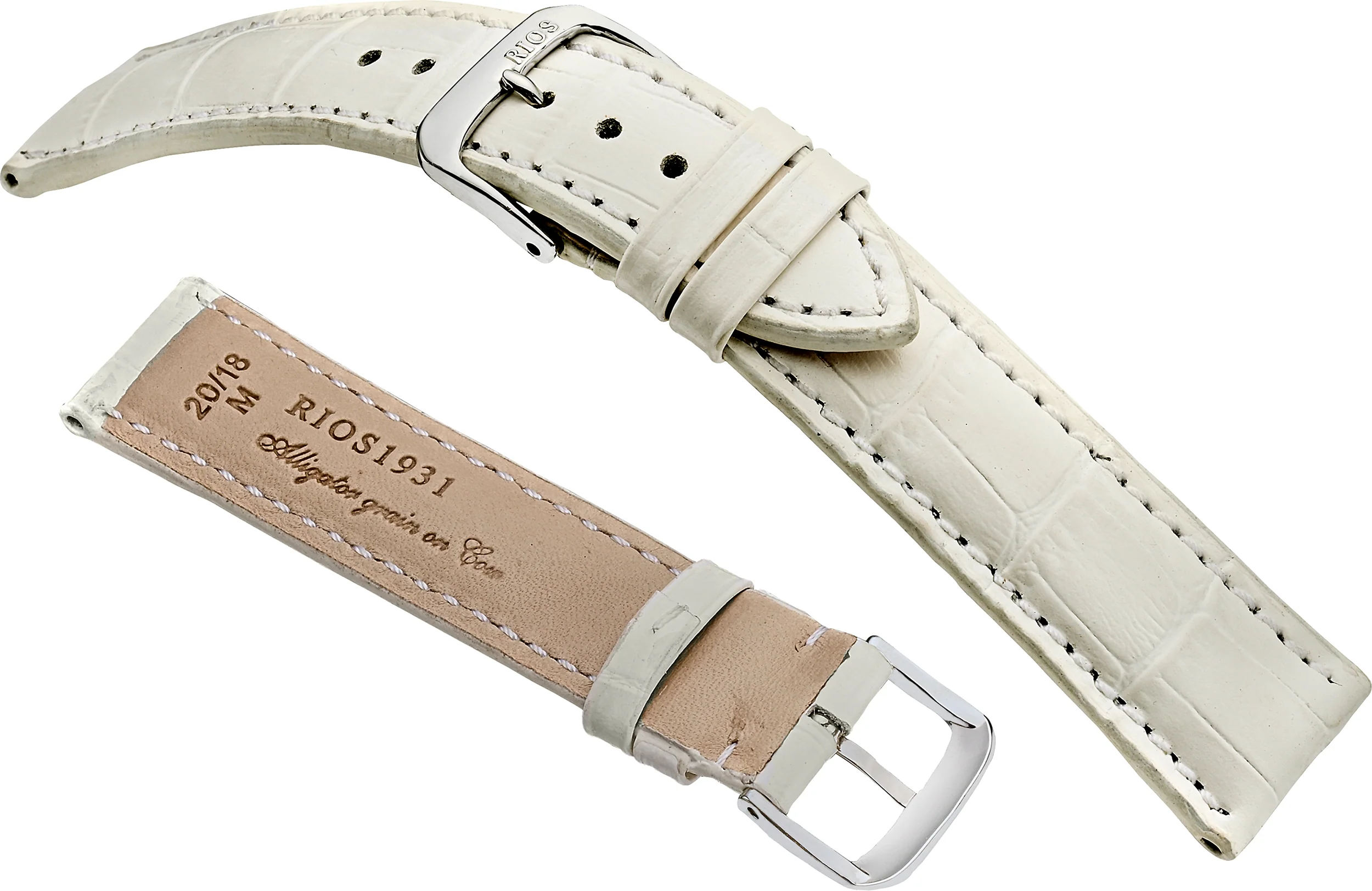RIOS 1931 Louisiana Embossed Alligator Grain On Genuine Cow Leather, Matt Finish R50 - Image 3
