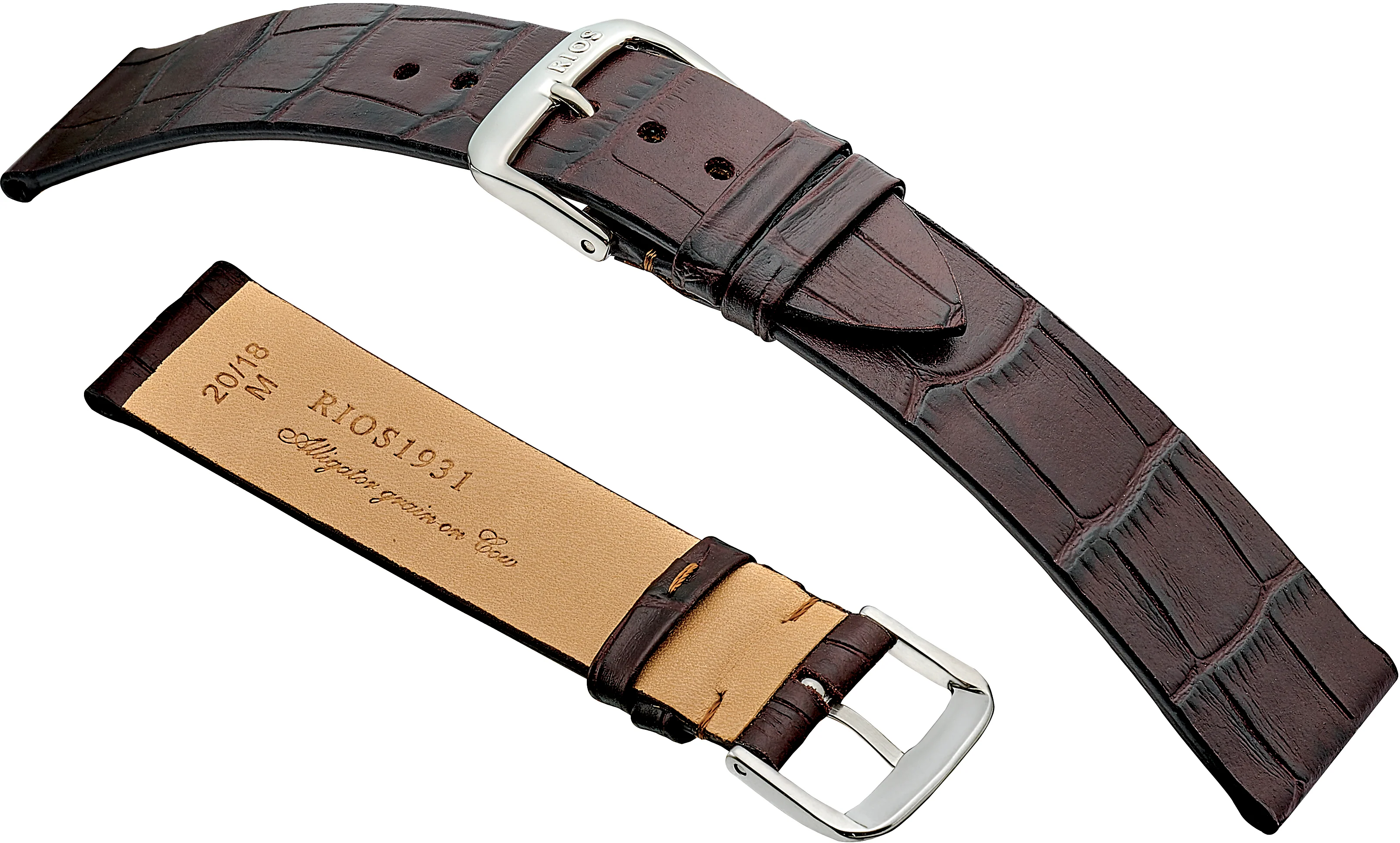 RIOS1931 Miami Alligator Grain On Genuine Cow Leather R35 - Image 2