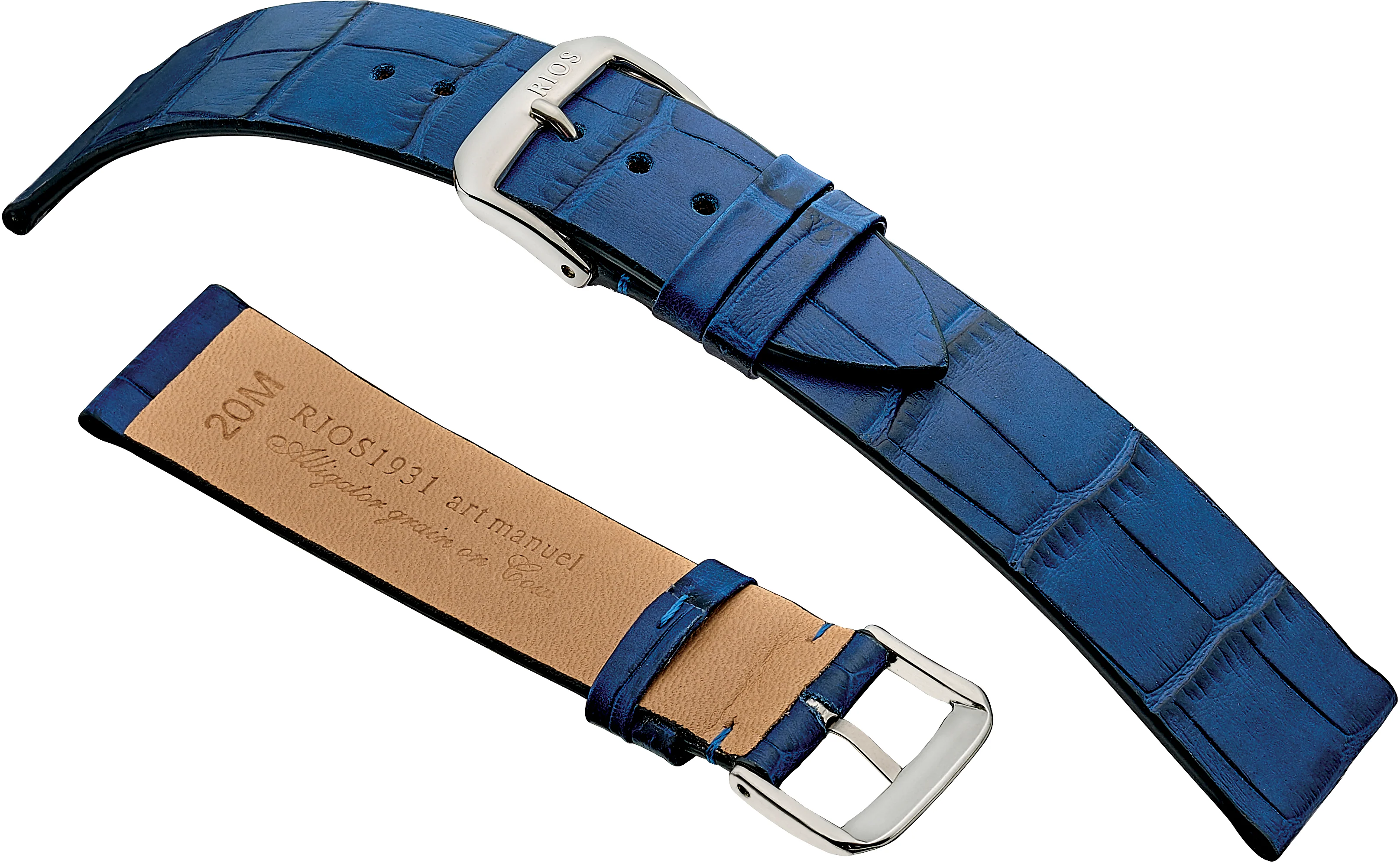 RIOS1931 Miami Alligator Grain On Genuine Cow Leather R35 - Image 4