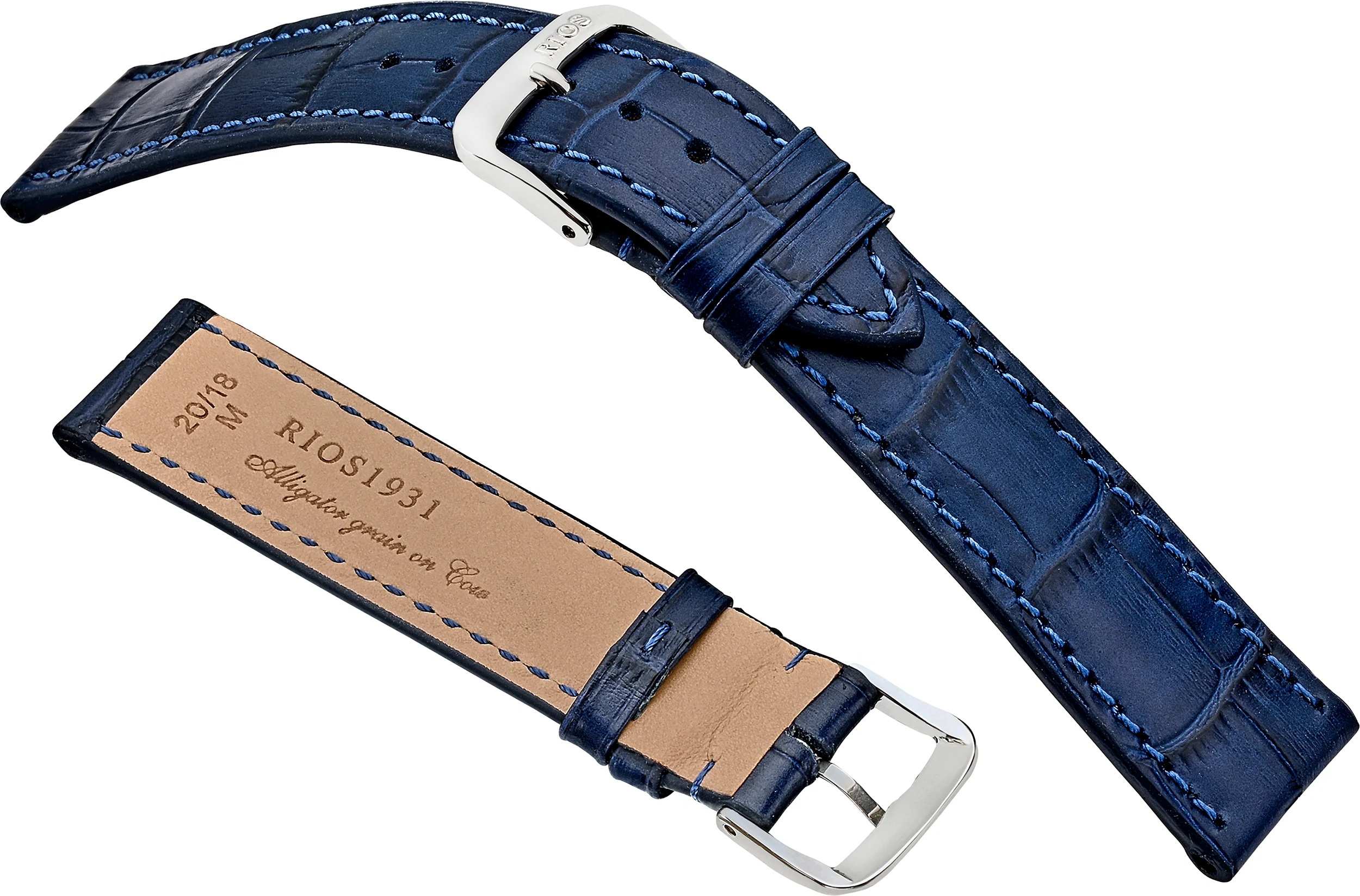 RIOS1931 Orlando Alligator Grain On Genuine Cow Leather R52 - Image 4