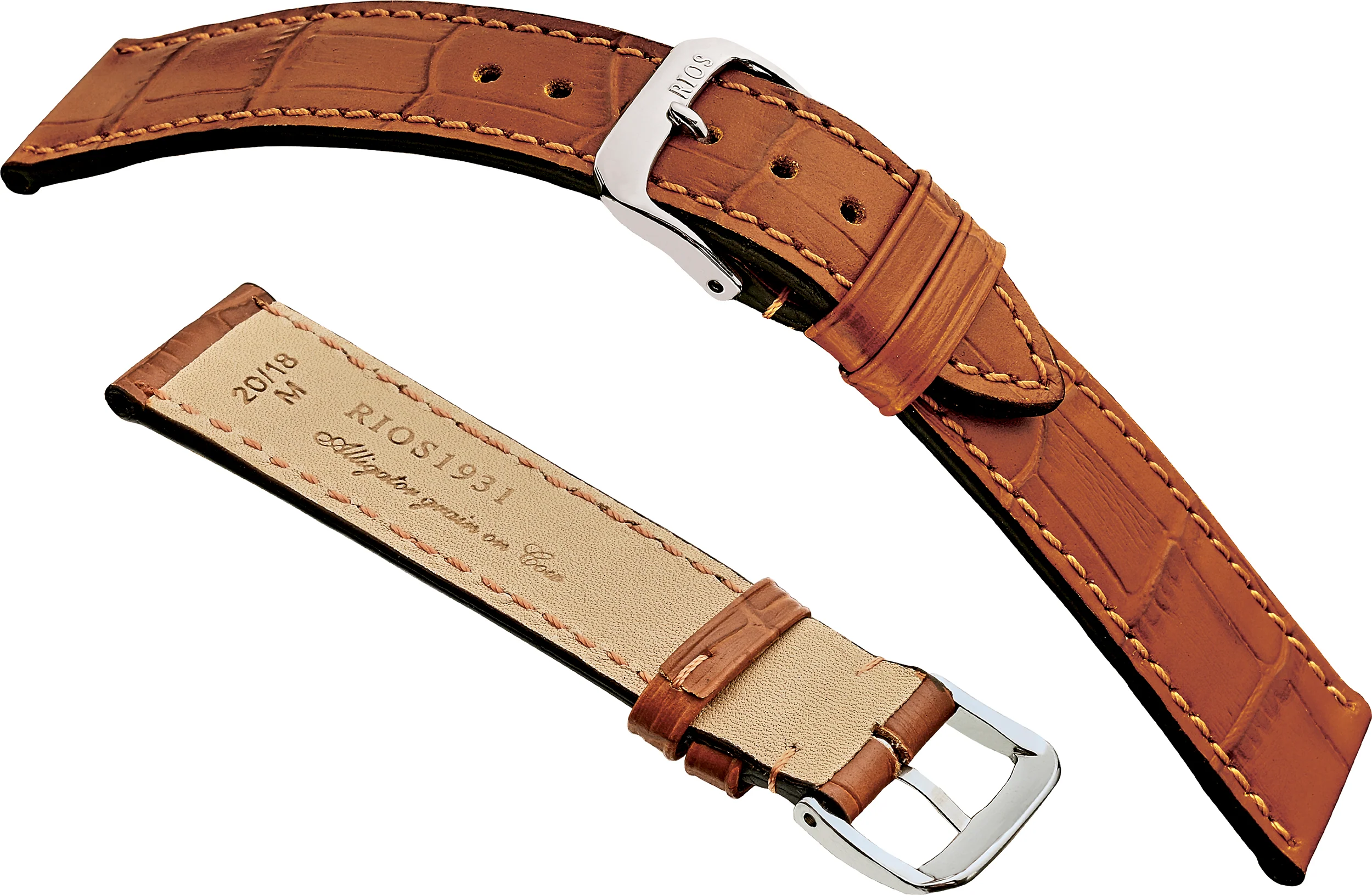 RIOS1931 Orlando Alligator Grain On Genuine Cow Leather R52 - Image 5