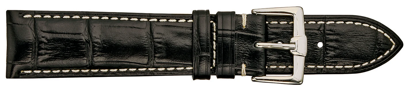 ALPINE Padded Stitched Alligator Grain Leather Band 436 - Image 2