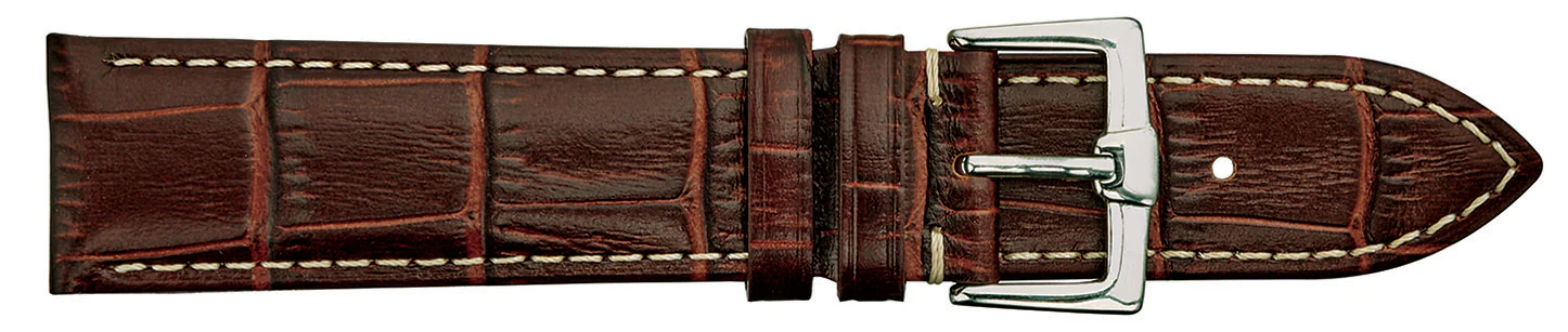 ALPINE Padded Stitched Alligator Grain Leather Band 436 - Image 4