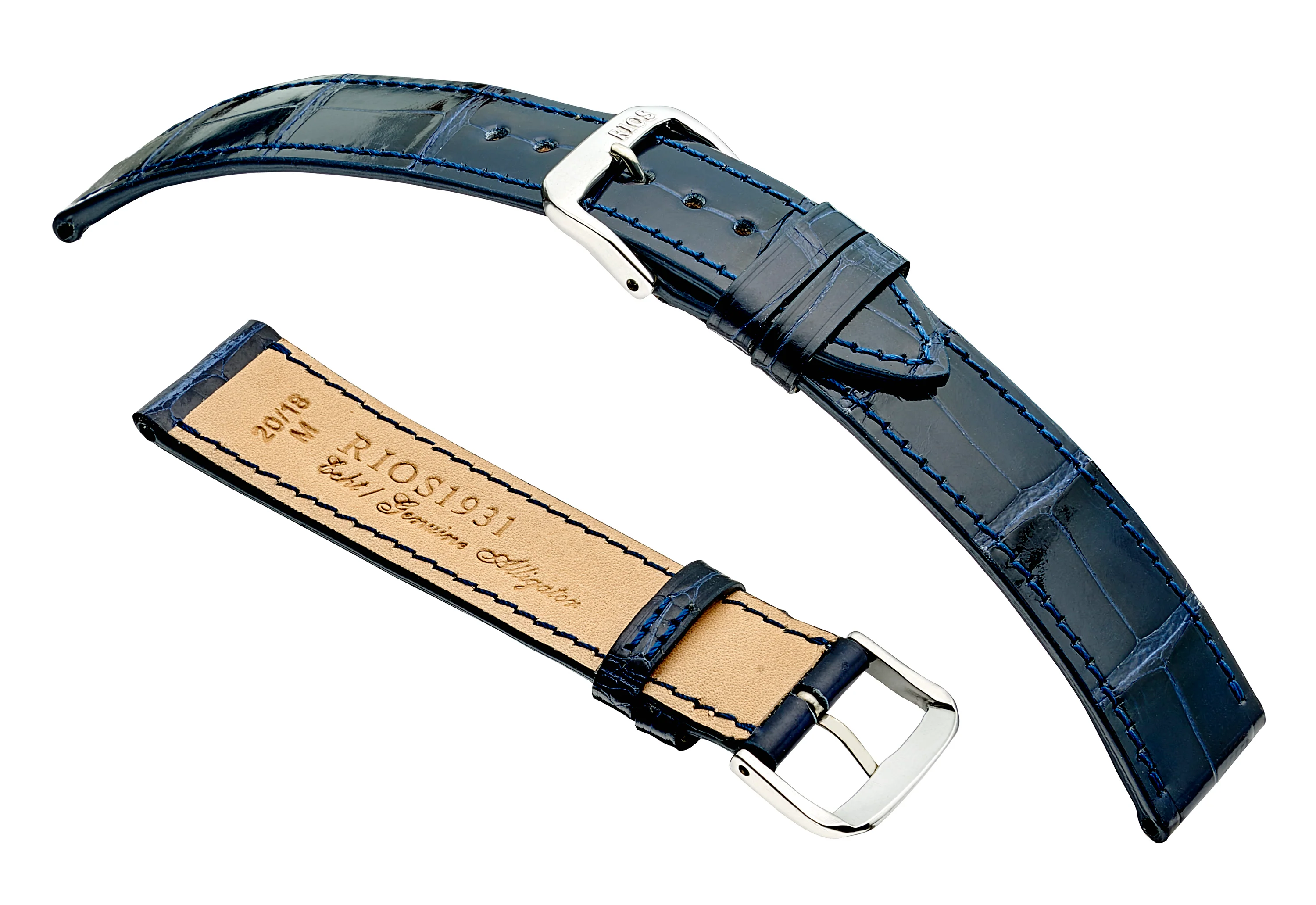 RIOS1931 Premier Genuine Alligator Leather - Glossy Finish R273 - Image 4