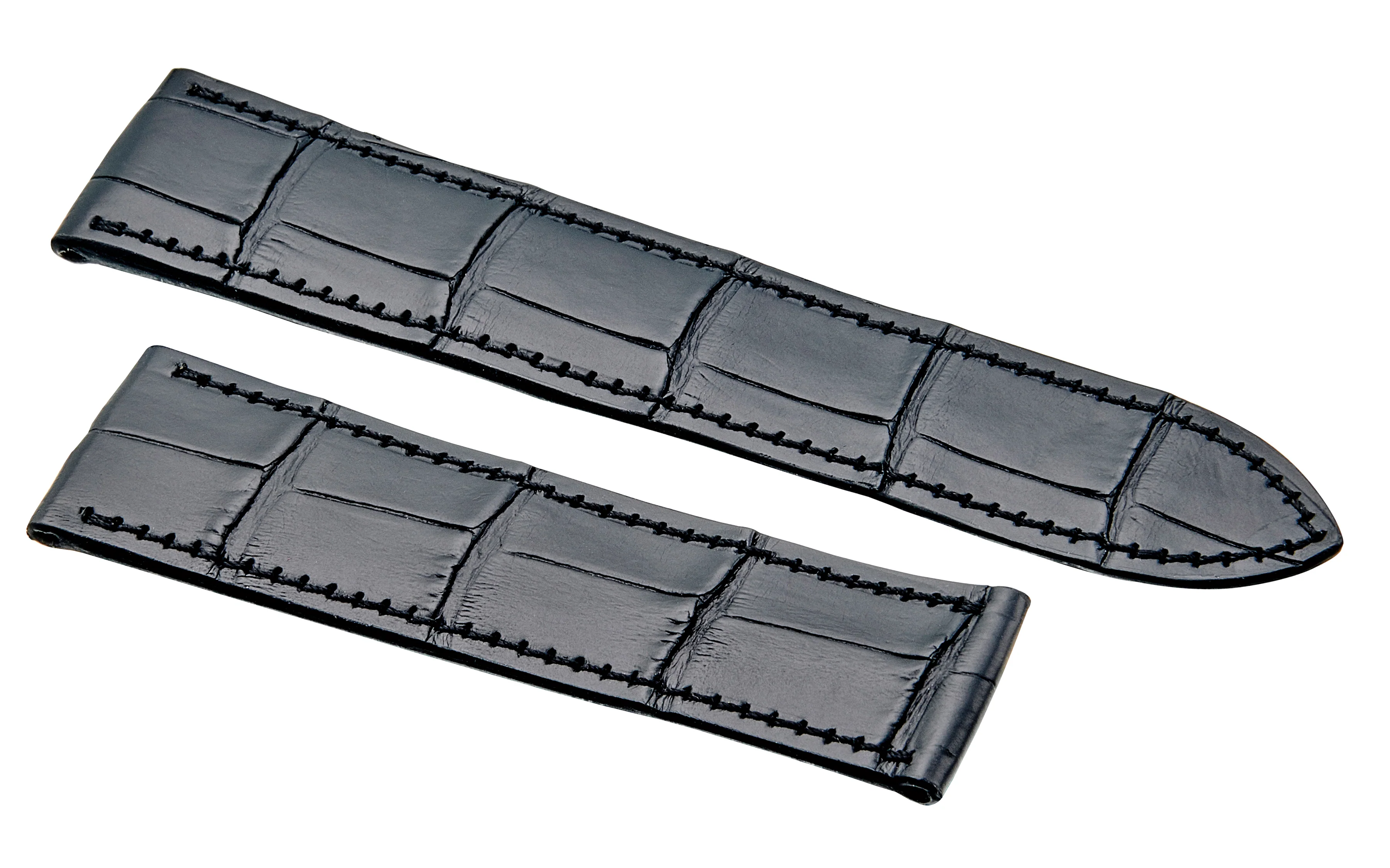RIOS1931 LOUVRE Fits CARTIER TANK -Genuine Alligator Leather Watch Strap - Matte Finish R352 - Image 3