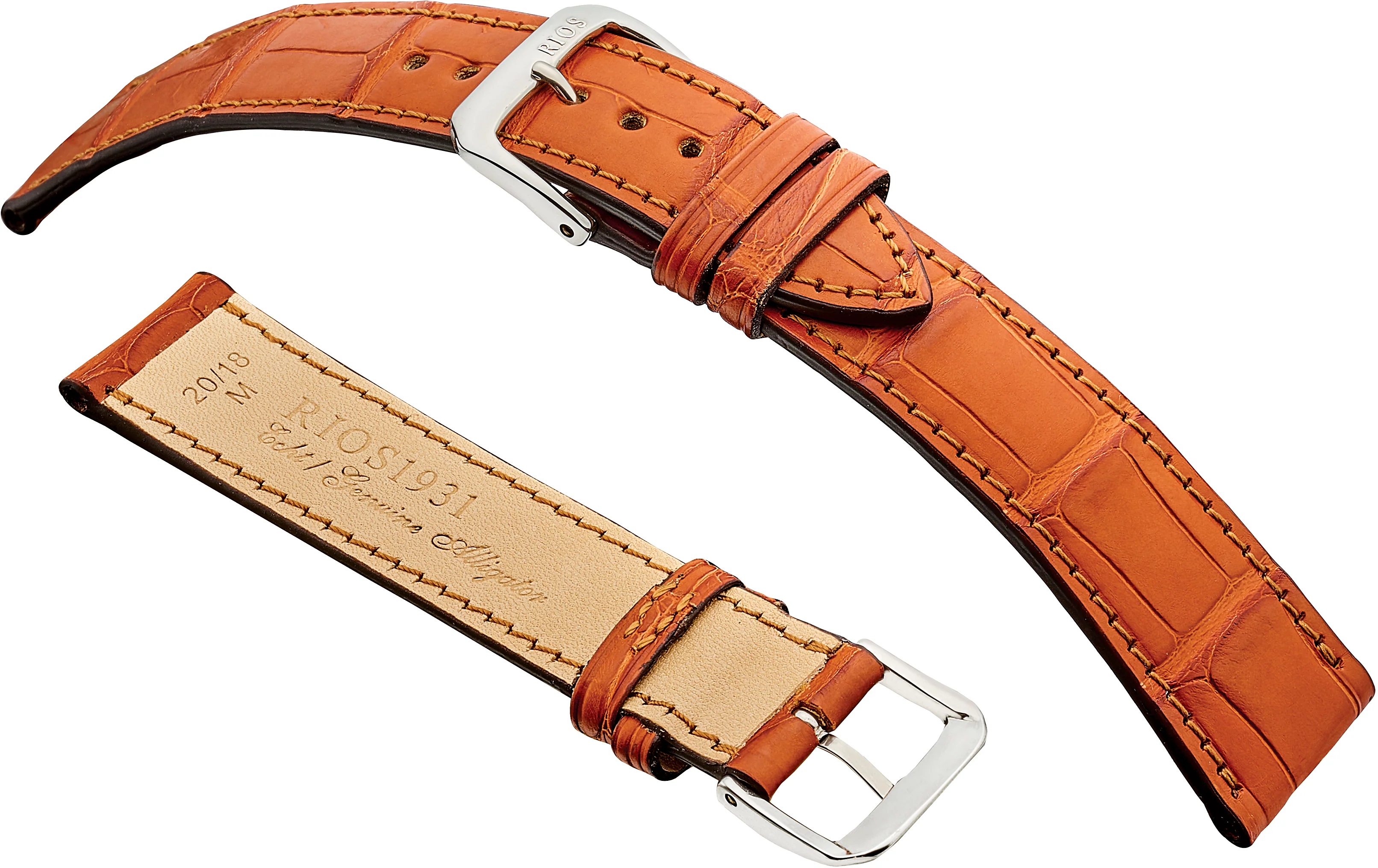 RIOS1931 Senator Genuine Alligator Leather - Matt Finish R272 - Image 3
