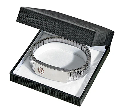 ALPINE Steel Expansion Medical ID Bracelet SB1700MED - Image 2