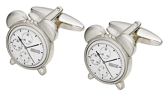 ALPINE Table Clock Cuff Links SC138